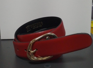 CORREA GRUNTS ROJO LISO 2 PULG- DAMA