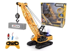 GRUA DE ORUGA TELESCOPICA 1:16 CONTROL REMOTO