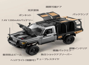 TOYOTA LAND CRUISER 1:12 CONTROL REMOTO