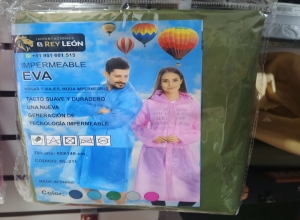 PONCHO DE LLUVIA GRUESO