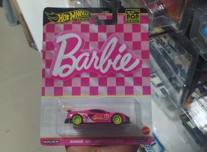 BARBIE 65 CORVETTE C8.R ROSADO PREMIUM