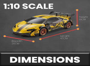 LAMBORGUINI SPEED RACING 1:10 CONTROL REMOTO