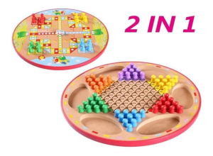 JUEGO DE MESA  DAMAS CHINAS MADERA