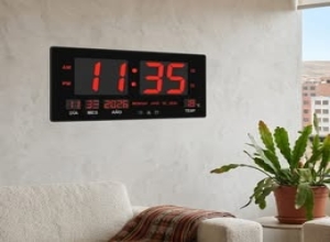 RELOJ DIGITAL PARA PARED