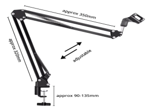 SOPORTE PARA MICROFONO BAIHUO