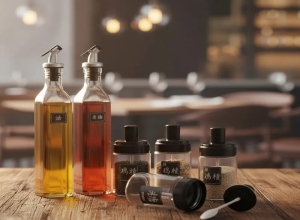 CONDIMENTERO CON ACEITERO