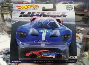 16 FORD GT RACE AZUL ROJO PREMIUM