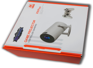 PROYECTOR 4K CON JUEGO Y 2 MANDOS