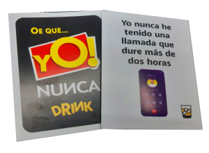JUEGO DE CARTAS YO NUNCA