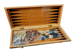 AJEDREZ MADERA PEQUEÑO 3 EN 1