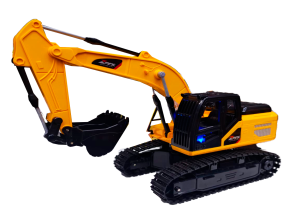 TRACTOR EXCAVADORA CONTROL REMOTO Y LUZ