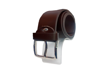 CORREA GRUNTS MARRON LISO 1 PULG Y MEDIA