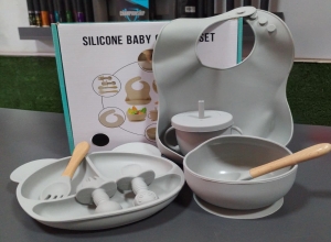 SET CUBIERTOS SILICONA PARA BEBÉ