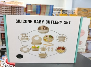 SET CUBIERTOS SILICONA PARA BEBÉ