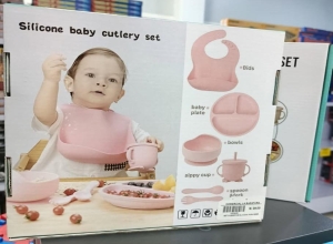 SET CUBIERTOS SILICONA PARA BEBÉ