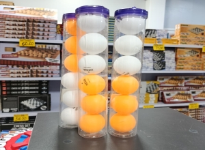 PELOTAS TENIS DE MESA 6 UNID